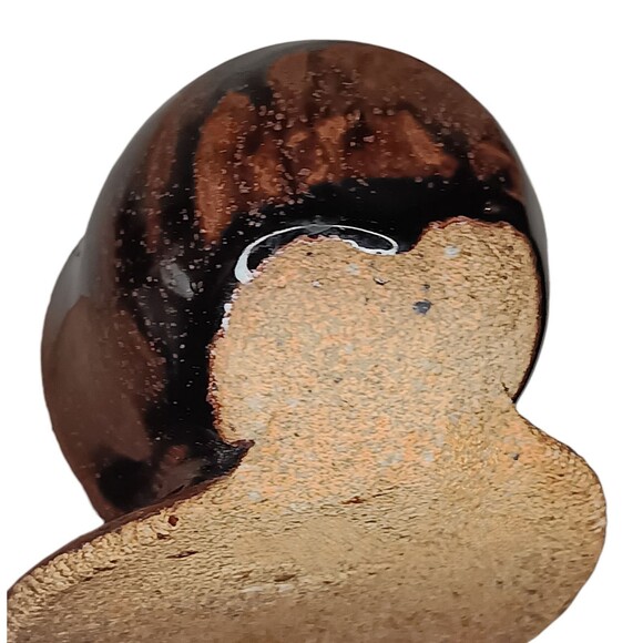 Pottery Wall Pocket Succulent Planter Boho Brown Tan Green Blue Small 3" x 5" - Picture 11 of 13